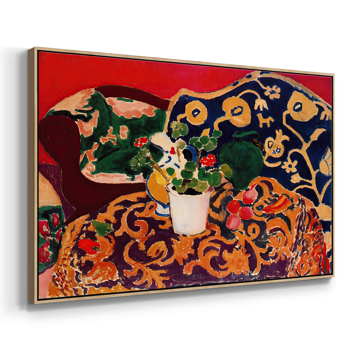 Spanish Still Life, c. 1910 - Floater Framed Canvas Print