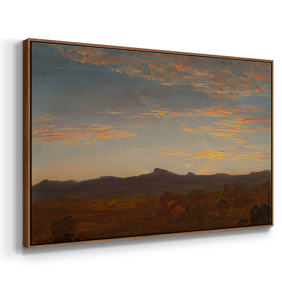 Study for "Catskill Creek", c. 1844-1845 - Floater Framed Canvas Print