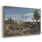 La Cervara, the Roman Campagna, c. 1830-1831 - Floater Framed Canvas Print