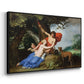 Venus and Adonis, 1632 - Floater Framed Canvas Print