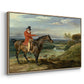 John Levett Hunting at Wychnor, Staffordshire, 1818 - Floater Framed Canvas Print