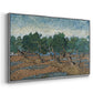 Olive Trees, 1889 - Floater Framed Canvas Print