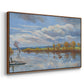 The Banks of the River Seine, 1893 - Floater Framed Canvas Print
