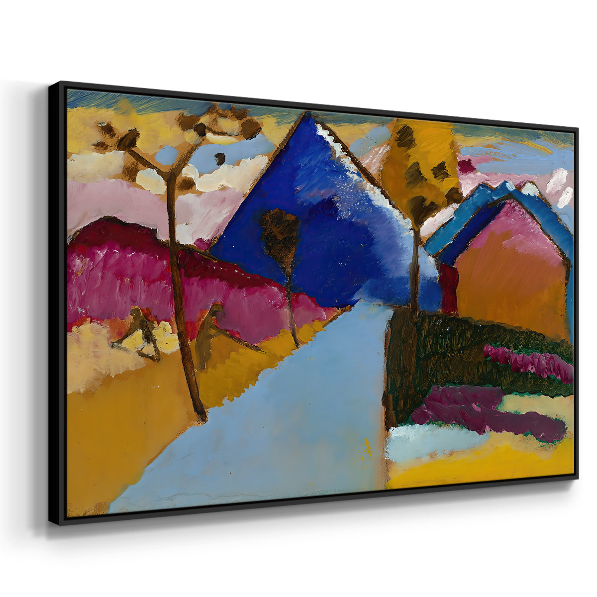 Kochel Straight Street, 1909 - Floater Framed Canvas Print