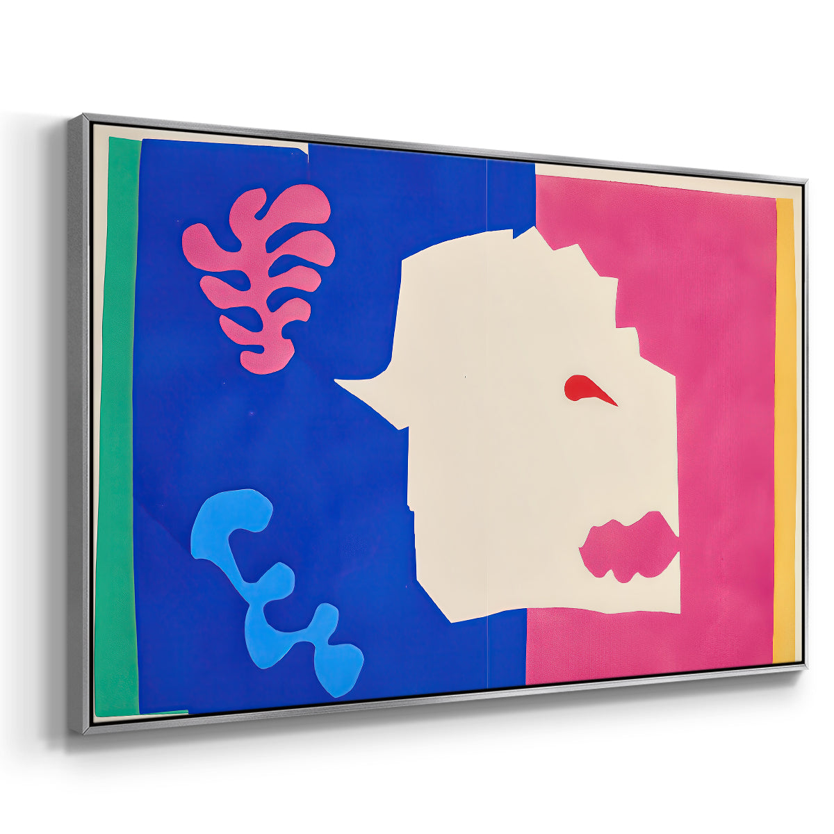 The Wolf (Le loup), from Jazz, 1947 - Floater Framed Canvas Print