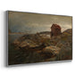 A Fisherman's Home, Lillesand, 1858 - Floater Framed Canvas Print