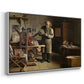 The Plate Printer, 1875 - Floater Framed Canvas Print