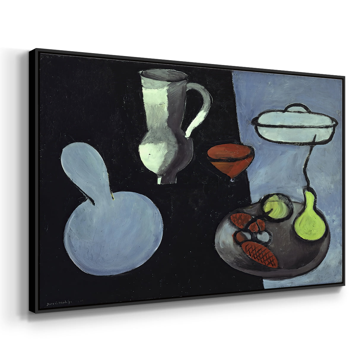 The Gourds (Les coloquintes), 1916 - Floater Framed Canvas Print