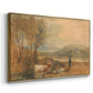 Lulworth Castle, Dorset, c. 1820 - Floater Framed Canvas Print