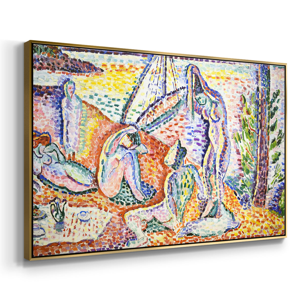 Luxe, Calme et Volupté, 1904 - Floater Framed Canvas Print