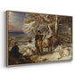 The Day's Sport, 1826 - Floater Framed Canvas Print