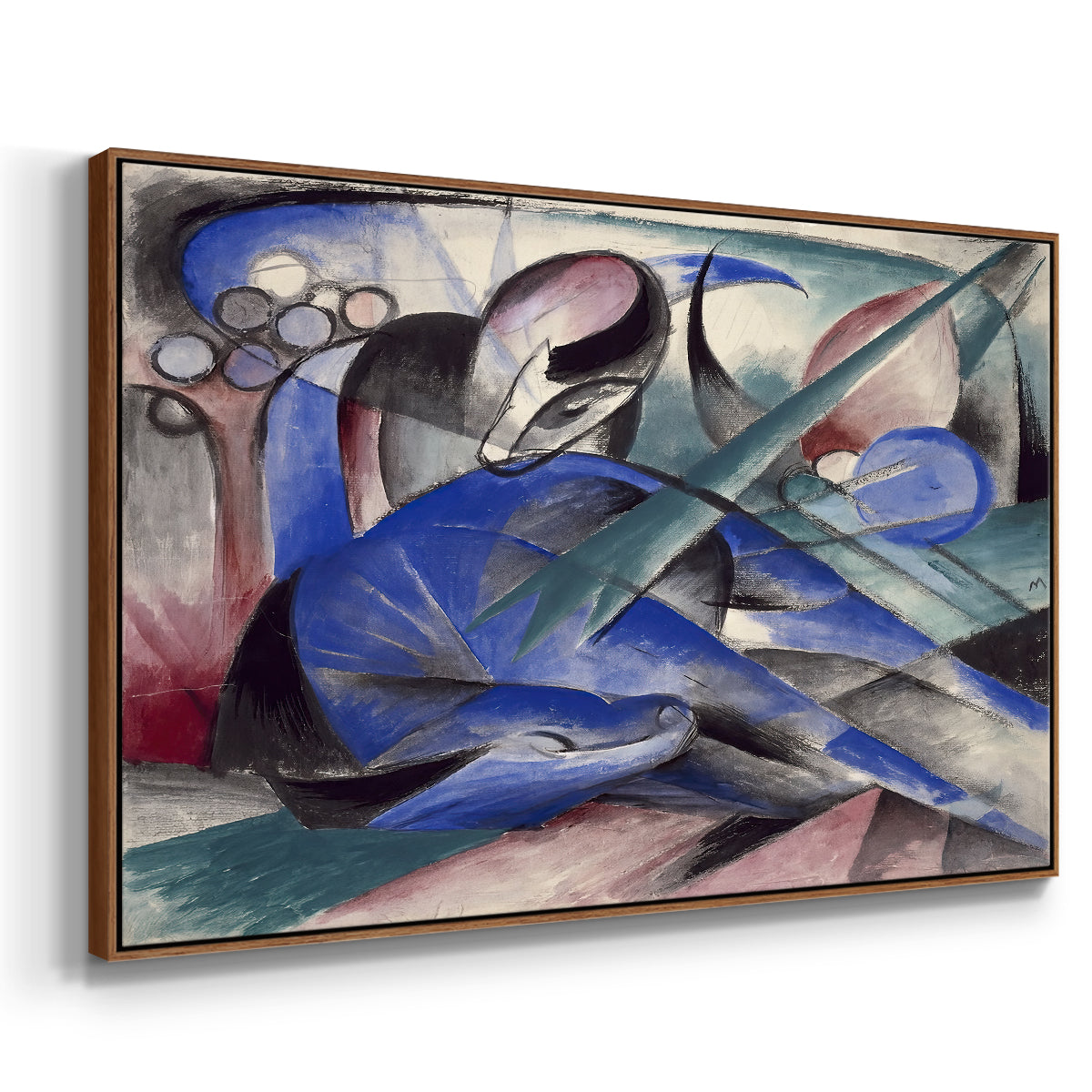 Dreaming Horse, 1913 - Floater Framed Canvas Print