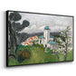 The Blue Villa (La Villa Bleue), c. 1918 - Floater Framed Canvas Print