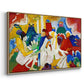 Oriental, 1909 - Floater Framed Canvas Print