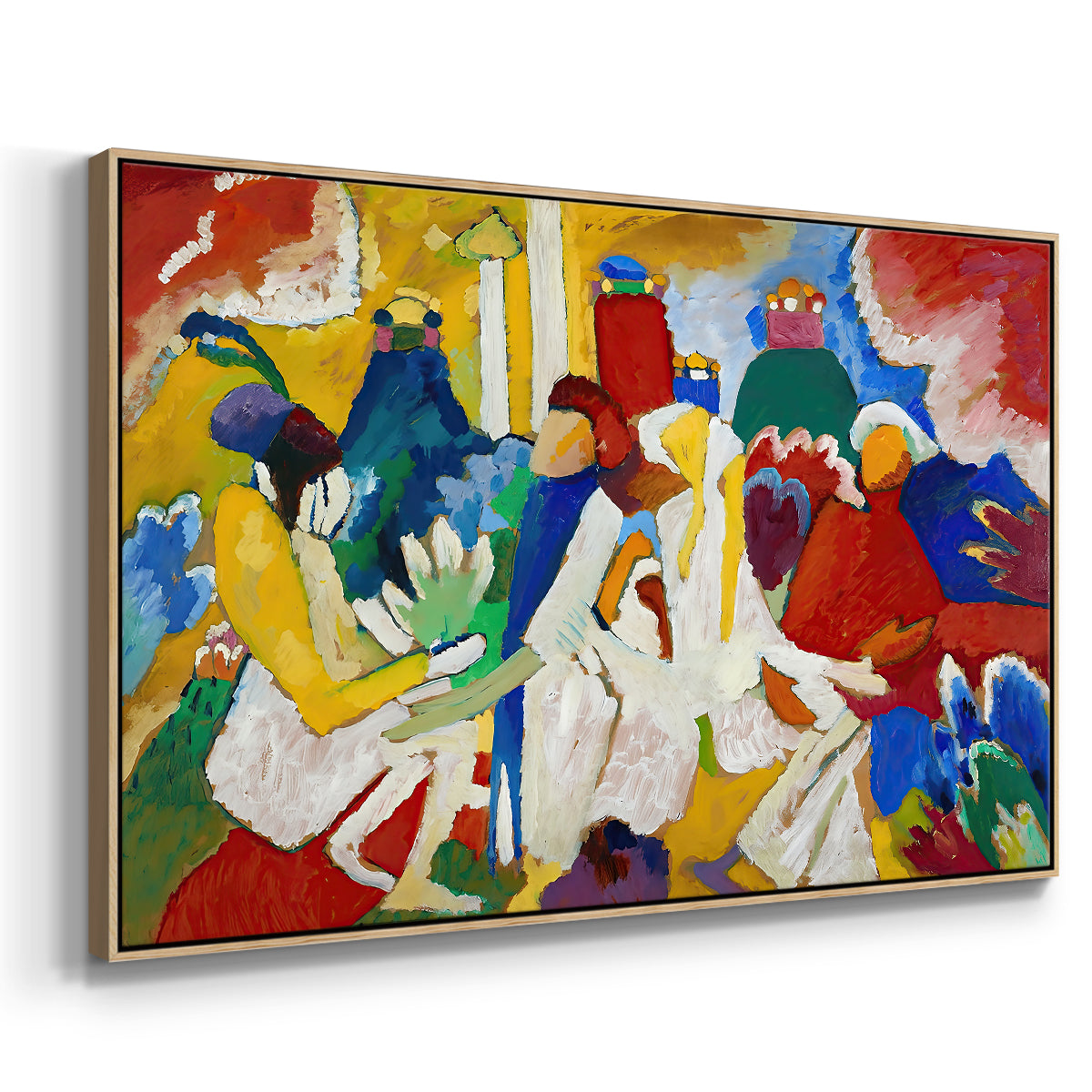 Oriental, 1909 - Floater Framed Canvas Print