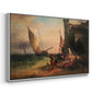 Fisherman's Family from Chioggia, 1838 - Floater Framed Canvas Print