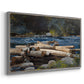 Hudson River, 1892 - Floater Framed Canvas Print