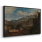 Bonneville, Savoy, 1803 - Floater Framed Canvas Print
