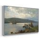 The Jetty at Feste near Moss, 1898 - Floater Framed Canvas Print