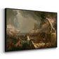 The Course of Empire: Destruction, 1836 - Floater Framed Canvas Print