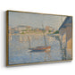 Le Clipper, Asnières, 1887 - Floater Framed Canvas Print