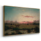 The Marshes at Rhode Island, 1866 - Floater Framed Canvas Print