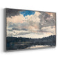 The Lone Boat, North Woods Club, Adirondacks, 1892 - Floater Framed Canvas Print