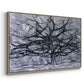 The Gray Tree, 1911 - Floater Framed Canvas Print