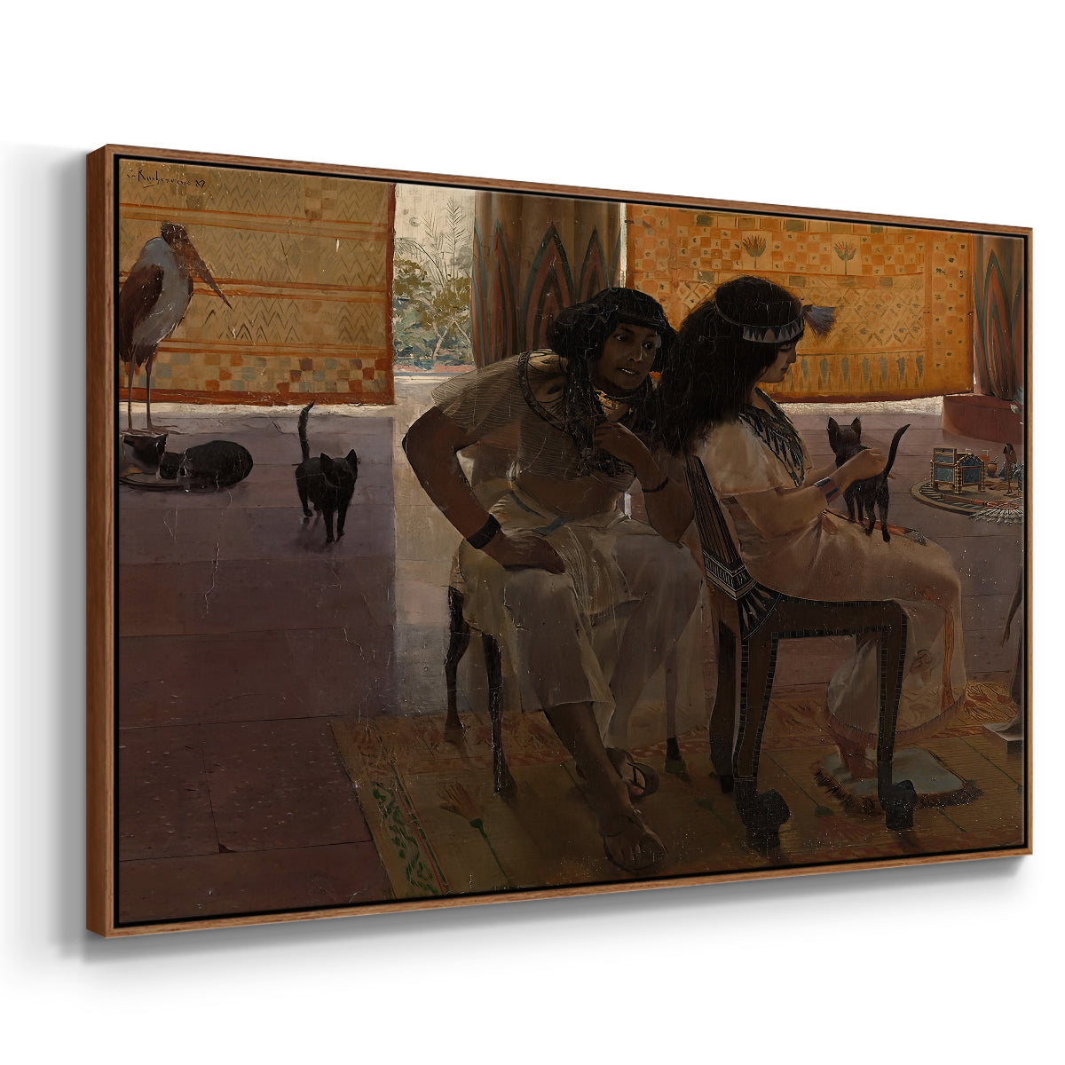 The Age of the Pharaohs, 1914 - Floater Framed Canvas Print