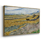 Enclosed Field with Ploughman, 1889 - Floater Framed Canvas Print