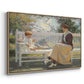 Eleanor and Benny, 1916 - Floater Framed Canvas Print