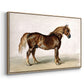 A Cart-Horse - Floater Framed Canvas Print