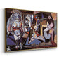 Women of Algiers (Version O), 1955 - Floater Framed Canvas Print
