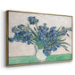 Irises, 1890 - Floater Framed Canvas Print