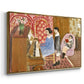 The Piano Lesson, 1923 - Floater Framed Canvas Print