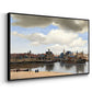 View of Delft, c. 1660-1661 - Floater Framed Canvas Print
