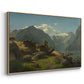 Balestrand, 1848 - Floater Framed Canvas Print