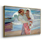 After Bathing, 1915 - Floater Framed Canvas Print