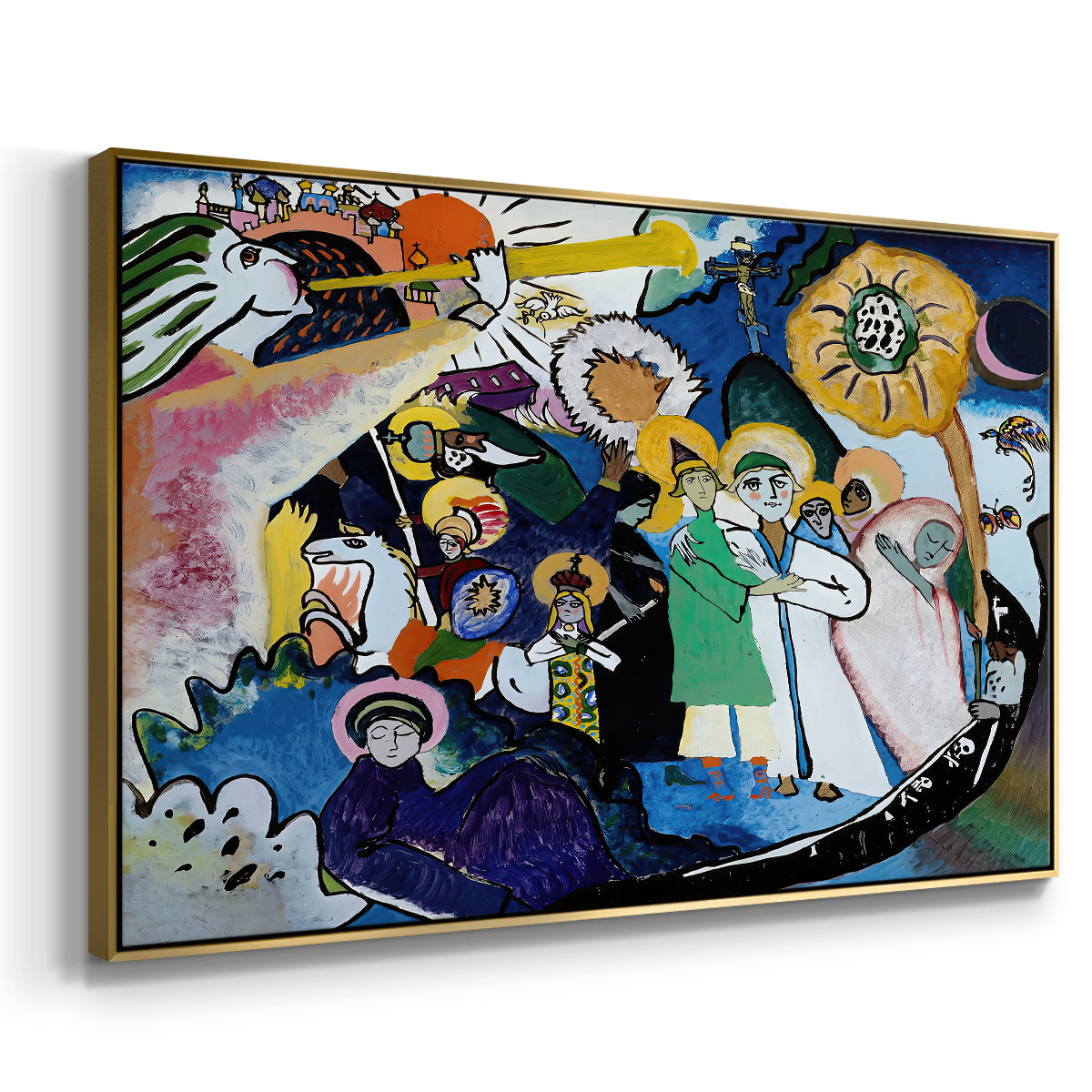 All Saints Day I, 1911 - Floater Framed Canvas Print
