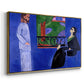 The Conversation, c. 1908-1912 - Floater Framed Canvas Print