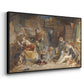 Highland Hospitality, 1832 - Floater Framed Canvas Print