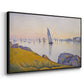 Evening Calm, Concarneau, Opus 220, 1891 - Floater Framed Canvas Print