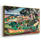 Landscape at Collioure, 1907 - Floater Framed Canvas Print