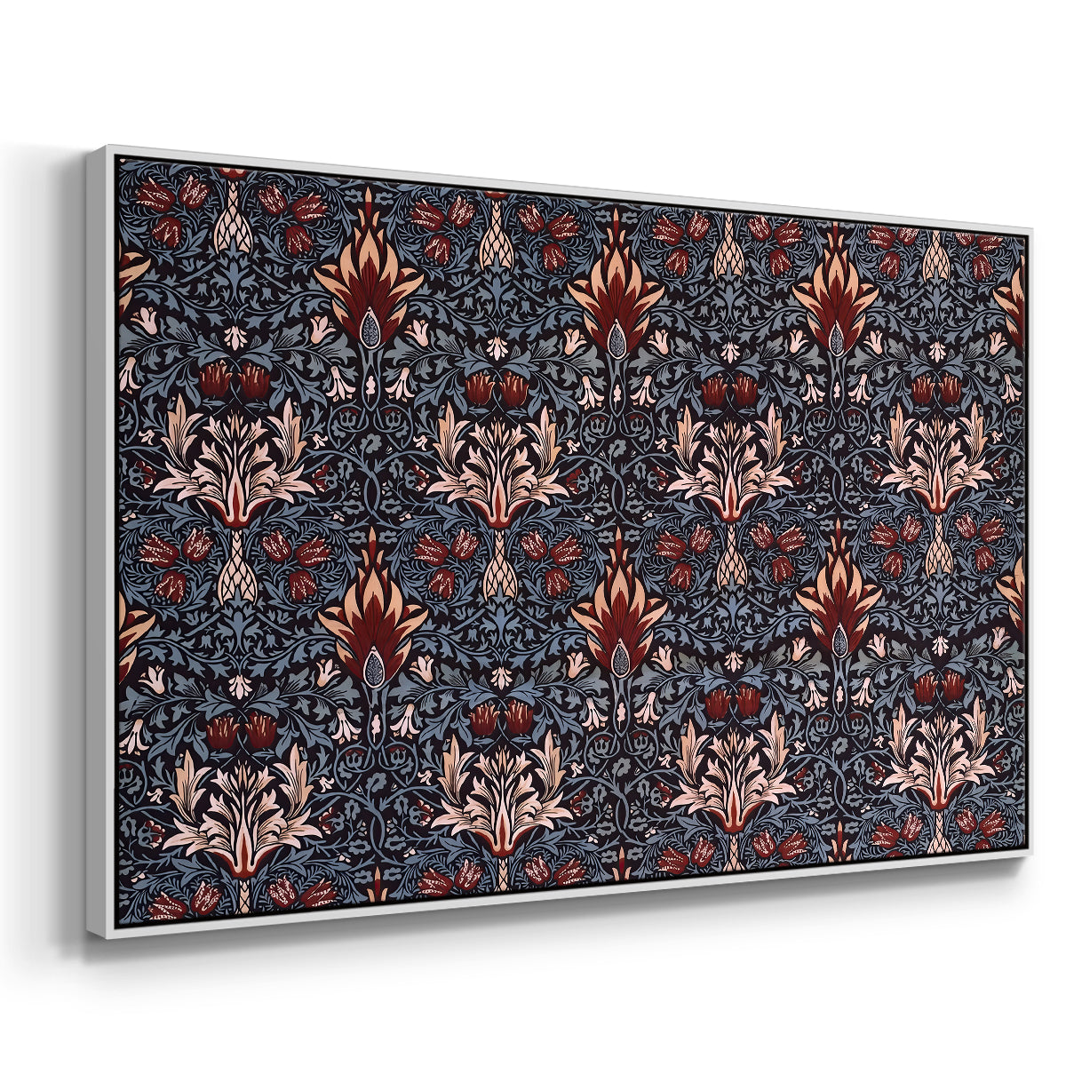Snakeshead (Printed Textile), c. 1876 - Floater Framed Canvas Print