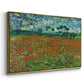 Field with Poppies, 1889 - Floater Framed Canvas Print