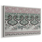 Canvas art print featuring an ornamental design with continuous flowing motif across surface, displayed at an angle
