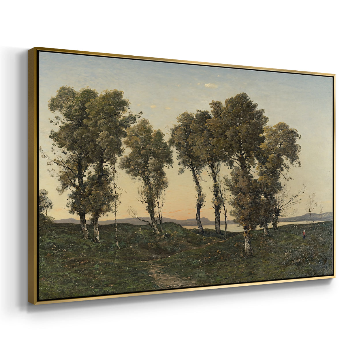 Autumn Evening, 1894 - Floater Framed Canvas Print