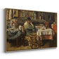 The Meal (De maaltijd), c. 1885 - Floater Framed Canvas Print