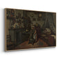 Interior, c. 1865-1870 - Floater Framed Canvas Print