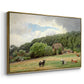 Farm with Grazing Cows (Bondegård med beitende kuer), 1892 - Floater Framed Canvas Print